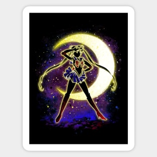 Warrior Moon Sticker